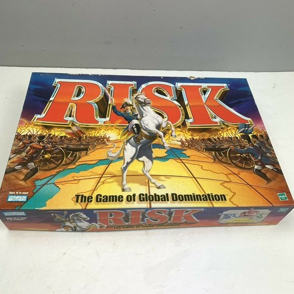 Risk Board Game Vintage 1999 Include Miniature Army Horse Cannon People Complete - Picture 6 of 9